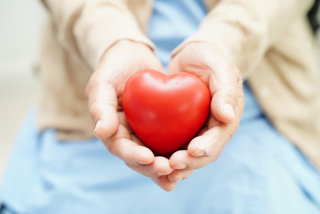 Heart in hands